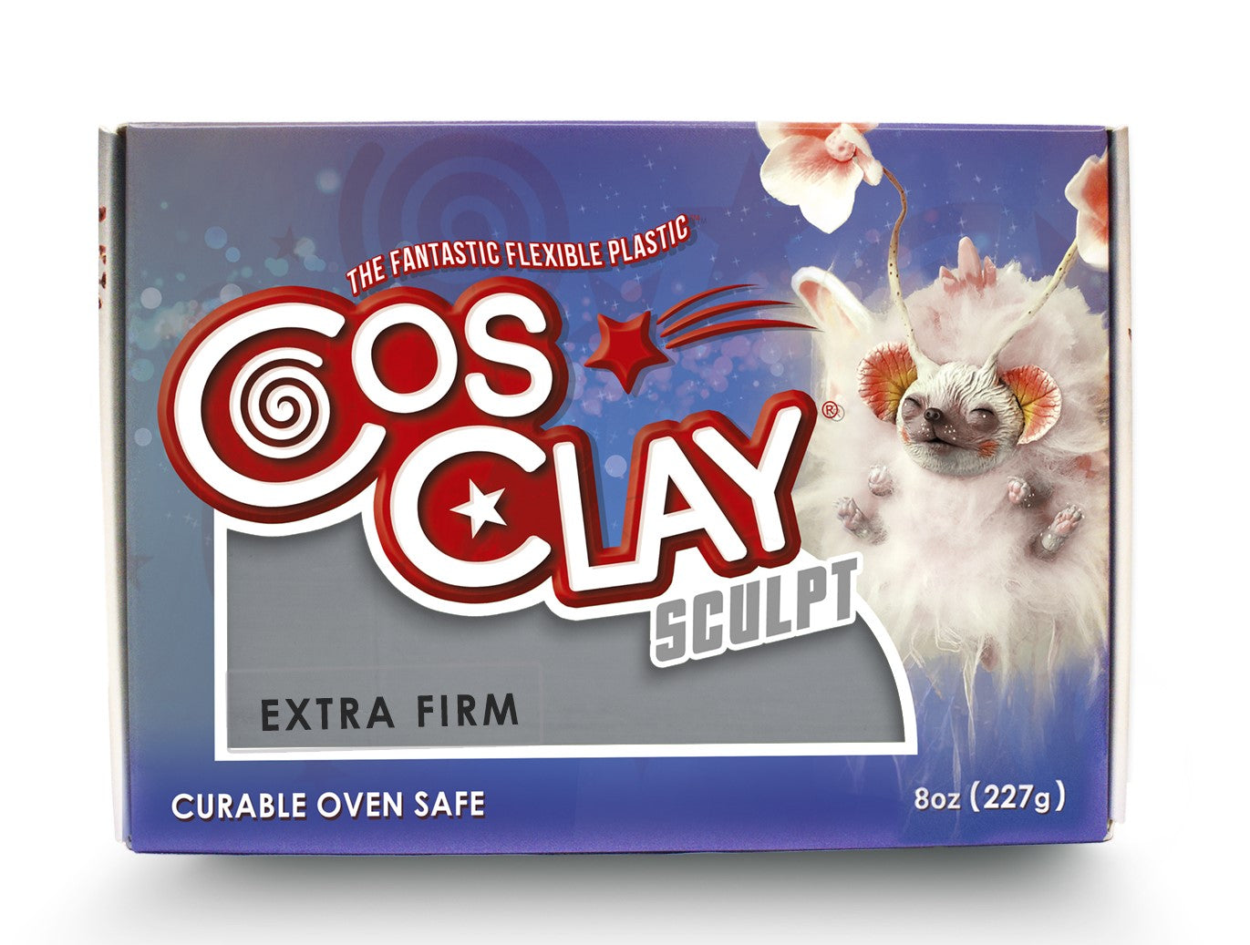 Cosclay Sculpt Gray Extra Firm - 8 oz.