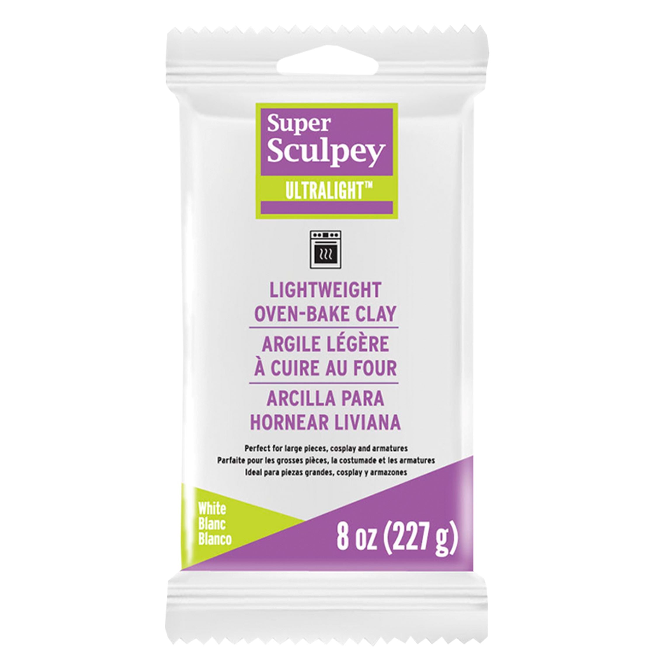 Super Sculpey Ultralight - White, 8 oz.