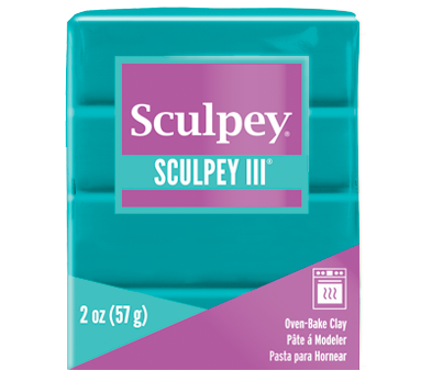 Sculpey Premo Polymer Clay 8oz-Turquoise