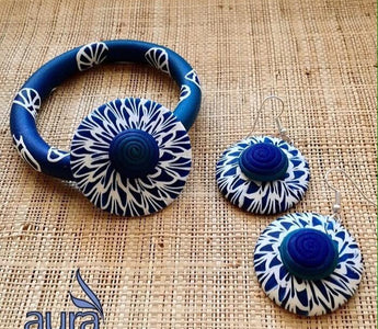 Blue Jewelry Set