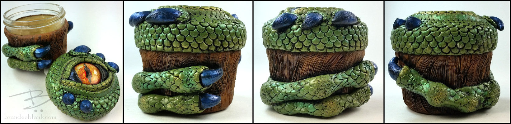 Woodland Dragon Jar