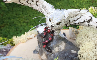 Owl and Snake Sculpture