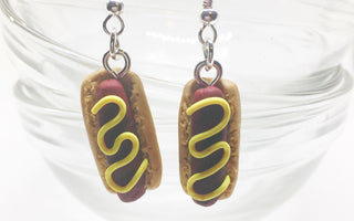 Hot Dog Earrings