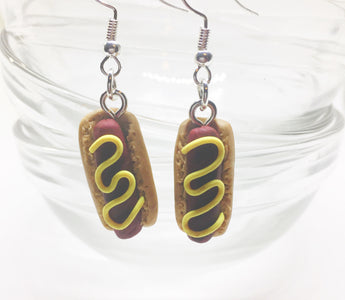 Hot Dog Earrings