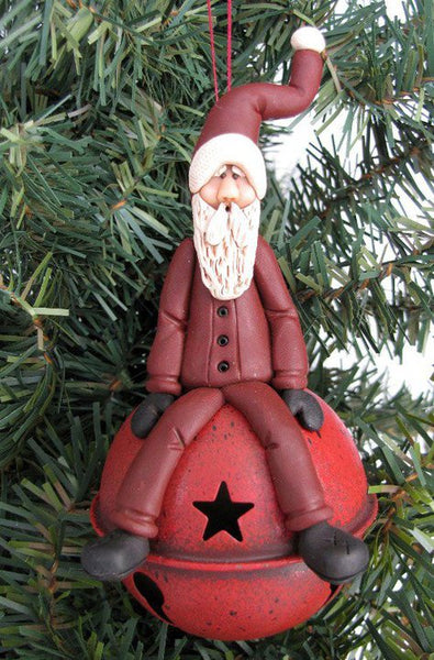 Red Santa Ornament
