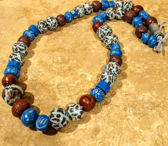 Blue & Brown Necklace