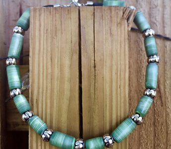 Green and Silver Necklace