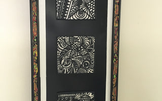 Black and White Wall Hanging