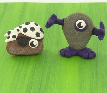 Sculpey III Pet Rocks (Amy Koranek)