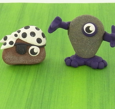 Sculpey III Pet Rocks (Amy Koranek)