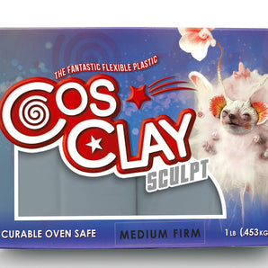 Cosclay Sculpt Gray Medium Firm 1 lb