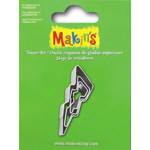 Clay Cutter Set - Lightning Bolt