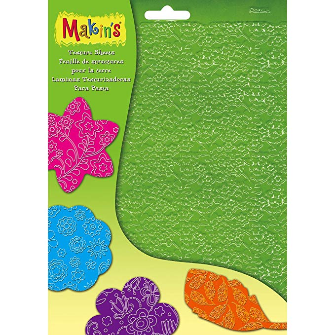 Large Clay Texture Sheets - Floral