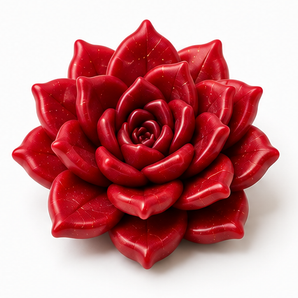 FIMO Effect - Galaxy Red, 2 oz clay flower render