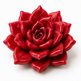 FIMO Effect - Galaxy Red, 2 oz clay flower render