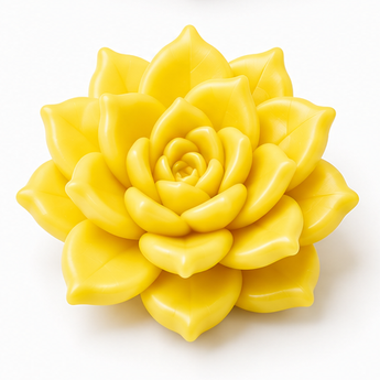 FIMO Effect - Yellow Translucent, 2 oz clay flower render