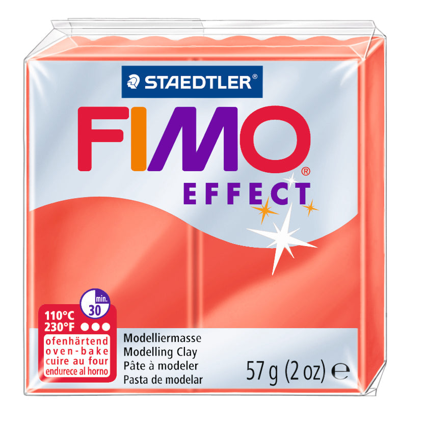 FIMO Effect - Translucent Red, 2 oz