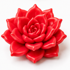 FIMO Soft - Indian Red, 2 oz. clay flower render
