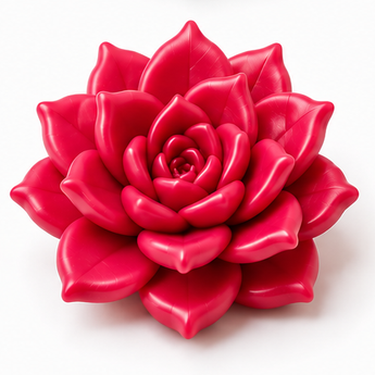 FIMO Soft - Cherry Red, 2 oz clay flower render