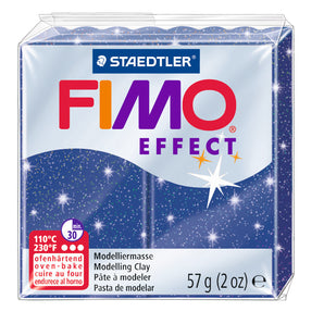 FIMO Effect -- Blue Glitter, 2 oz