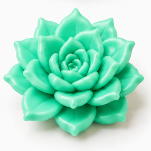 FIMO Soft - Peppermint, 2 oz. clay flower render