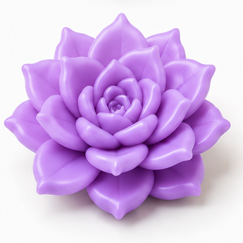 FIMO Soft - Lavender, 2 oz. clay flower render