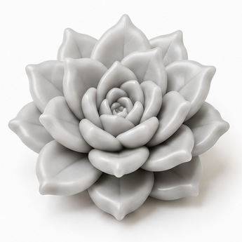 FIMO Soft - Dolphin Grey, 2 oz. clay flower render