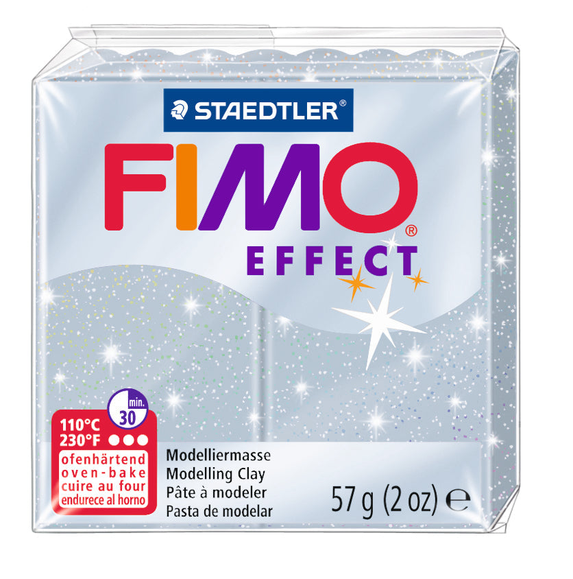 FIMO Effect - Silver Glitter, 2 oz