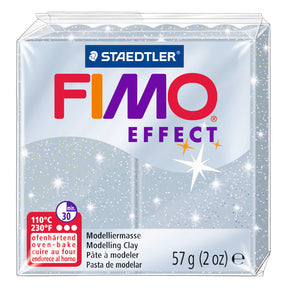 FIMO Effect - Silver Glitter, 2 oz