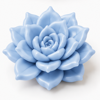 FIMO Soft - Serenity Blue, 2 oz. clay flower render