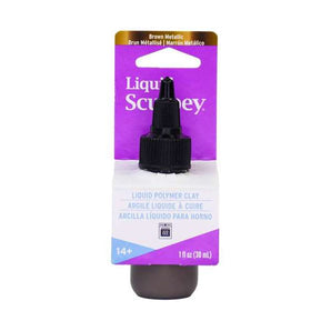 Liquid Sculpey - Brown Metallic, 1 oz
