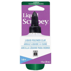 Liquid Sculpey - Emerald Metallic, 1 oz