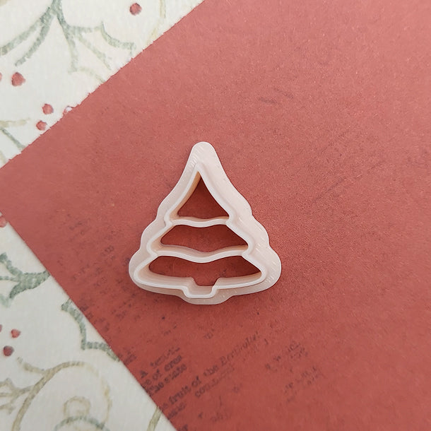 Christmas Tree Polymer Clay Cutter - .75 Inch