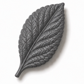 Cernit Pearl Black clay flower render