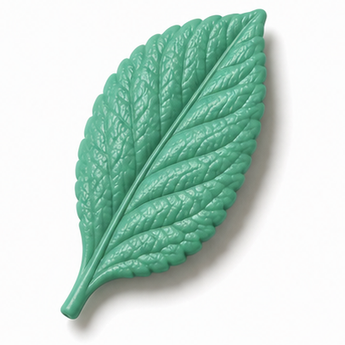 Cernit Pearl Green clay flower render