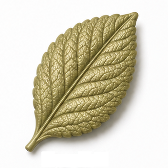Cernit Metallic - Green Gold clay flower render