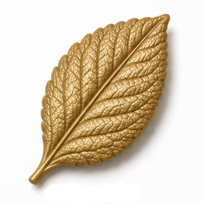 Cernit Metallic - Antique Gold clay flower render