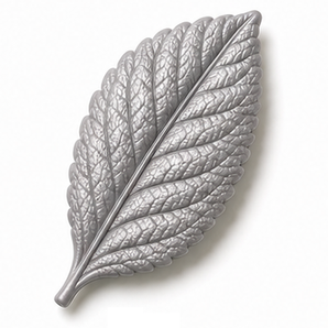 Cernit Metallic - Silver clay flower render