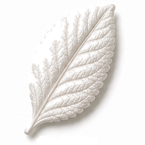 Cernit Metallic - Pearl White clay flower render