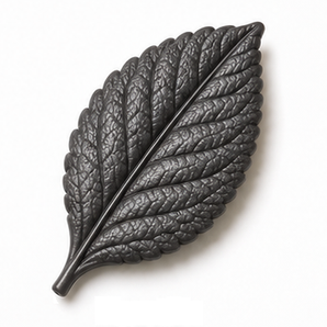 Cernit Metallic - Hematite clay flower render
