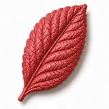 Cernit Metallic - Red clay flower render