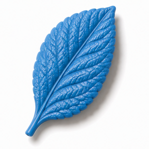 Cernit Opaline Primary Blue clay flower render