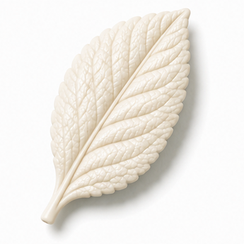 Cernit Number One Opaque White clay flower render