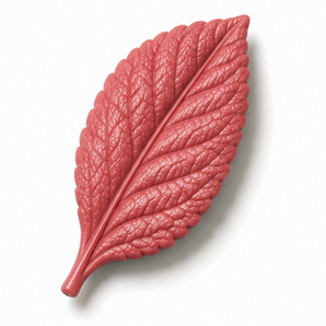 Cernit Number One - X-Mas Red clay flower render