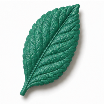 Cernit Number One Emerald clay flower render
