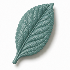 Cernit Number One Pine Green clay flower render