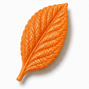 Cernit Translucent - Orange, 2 oz clay flower render