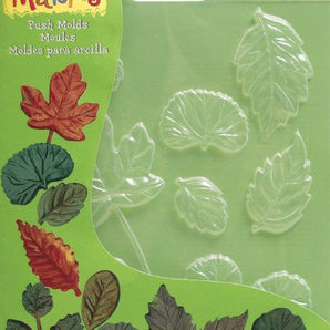 Clay Push Molds - Leaves