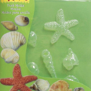 Clay Push Molds - Sea Shells