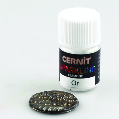 Cernit - Diamond Powders - Gold, 5g
